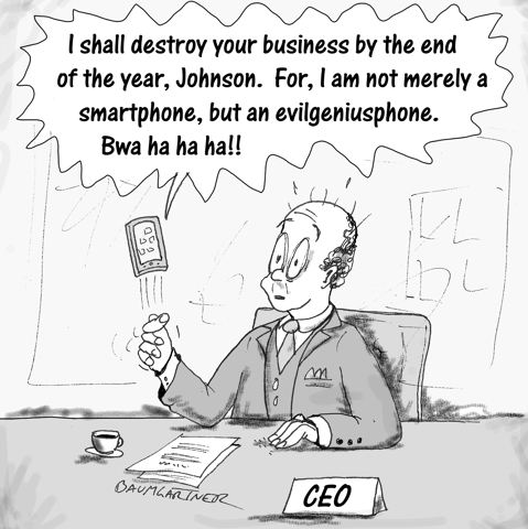 Cartoon: EvilGeniusPhone